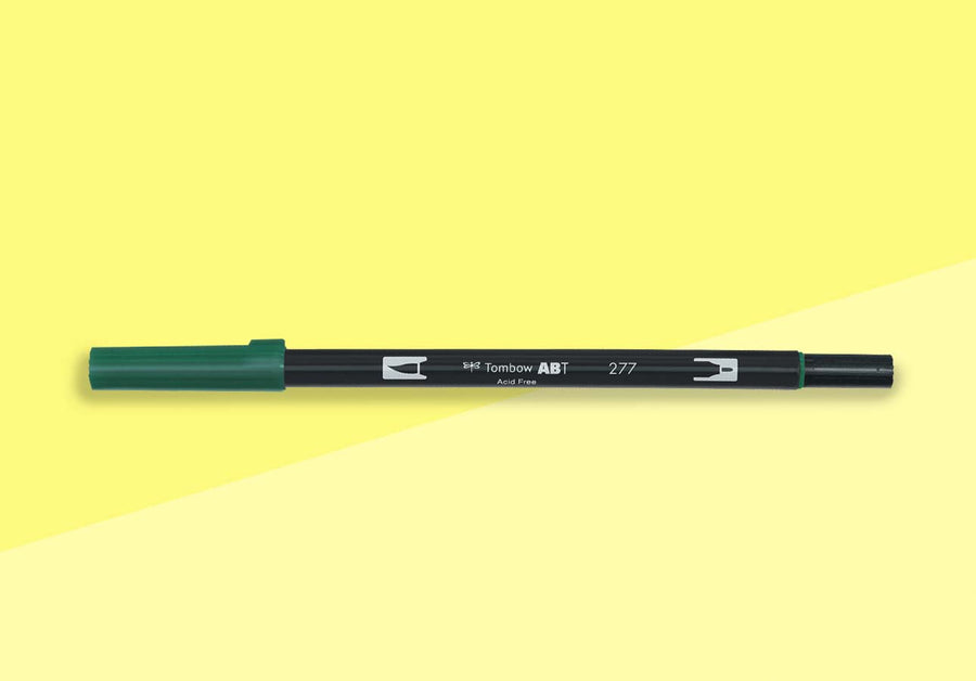 TOMBOW - ABT Dual Brush Pen - 277 dark green