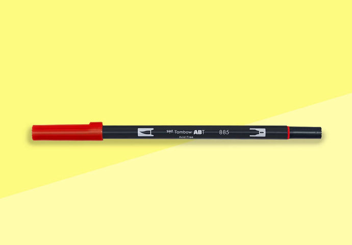 TOMBOW - ABT Dual Brush Pen - 885 warm red