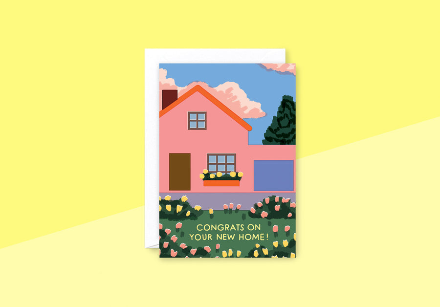WRAP - Greeting card - Congrats New home