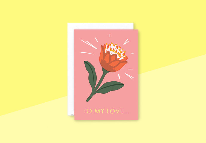 WRAP - Grußkarte - To My Love