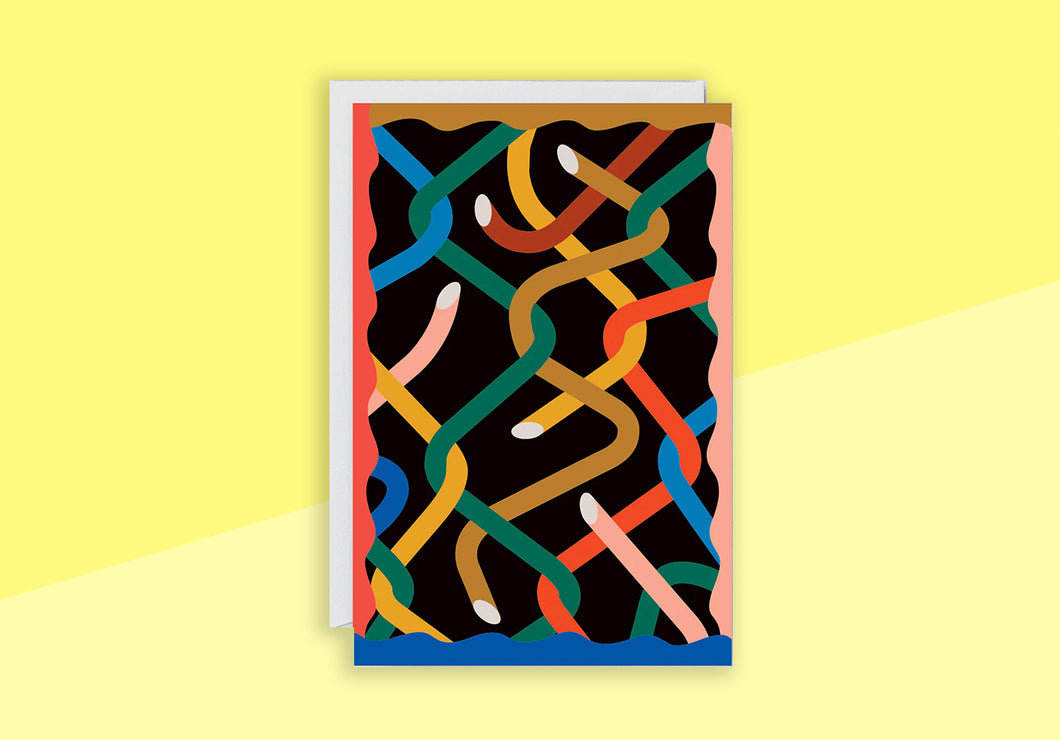 WRAP - Greeting card - In the night