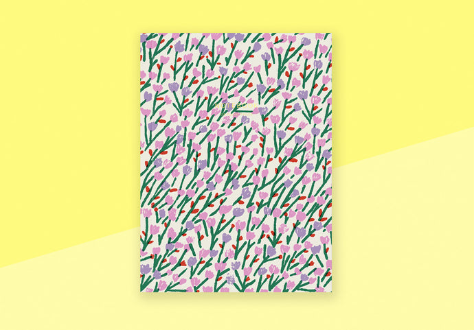 WRAP - Layflat Notebook - Flowers