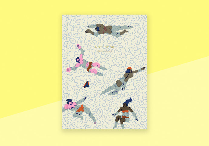 WRAP - Layflat Notebook - Swimmers