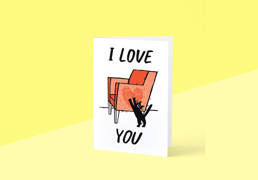 WRAP - Greeting card - Cat Love