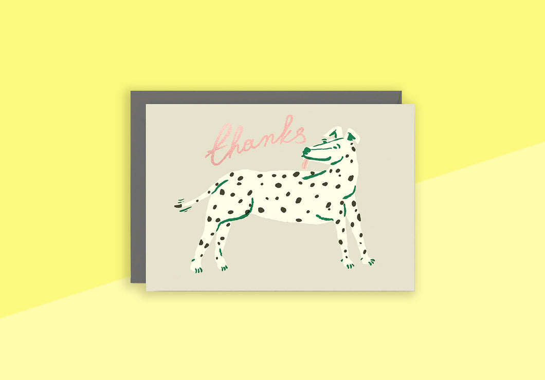 WRAP - Greeting card - Thanks Dog