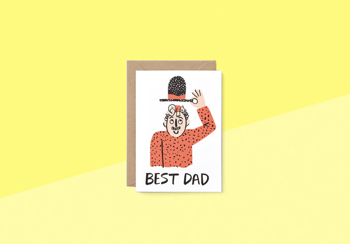 WRAP - Greeting card - Best Dad