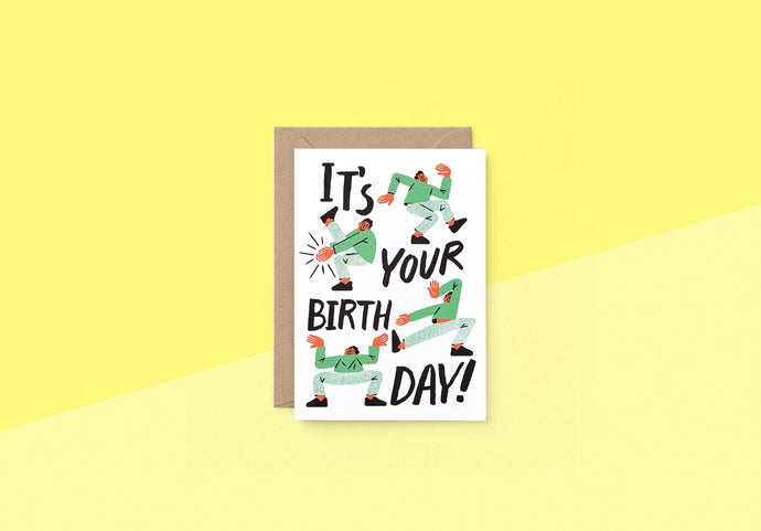 WRAP - Greeting card - Birthday Dance