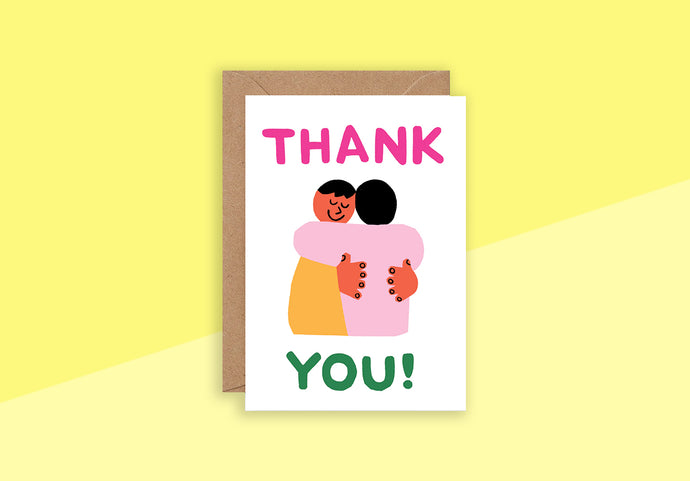 WRAP - Grußkarte - Thank You Hug