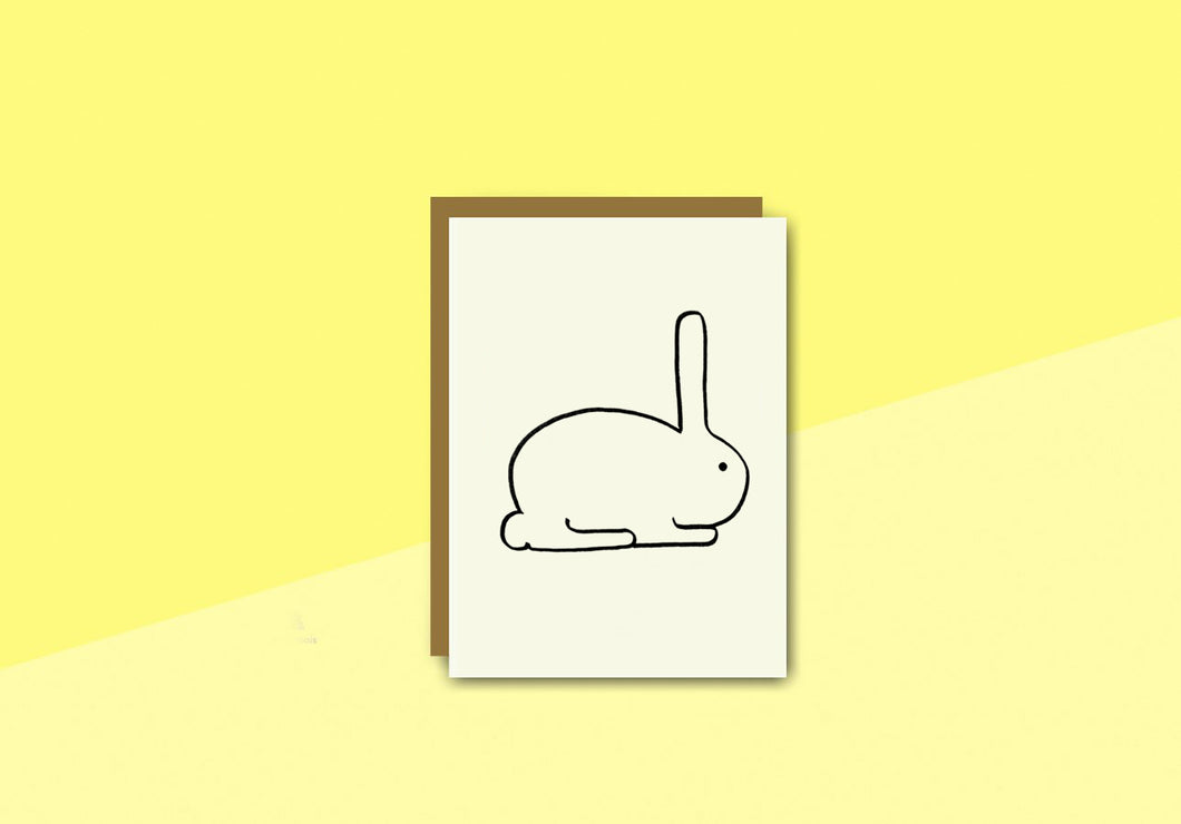 SOUS-BOIS - Greeting card - Lapin