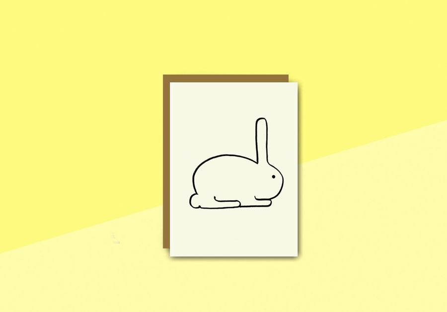 SOUS-BOIS - Greeting card - Lapin