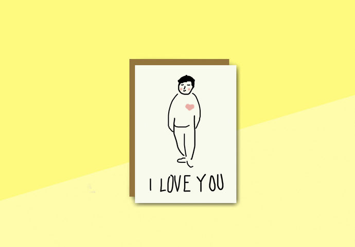 SOUS-BOIS - Greeting card - un amour