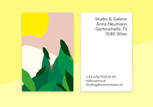 Load image into Gallery viewer, SOUS-BOIS - business cards  – &quot;bird&quot;