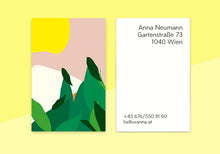 Load image into Gallery viewer, SOUS-BOIS - business cards  – &quot;bird&quot;