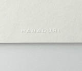 HANADURI - Hanji Book Stripe - A5 Blank -  Water Green
