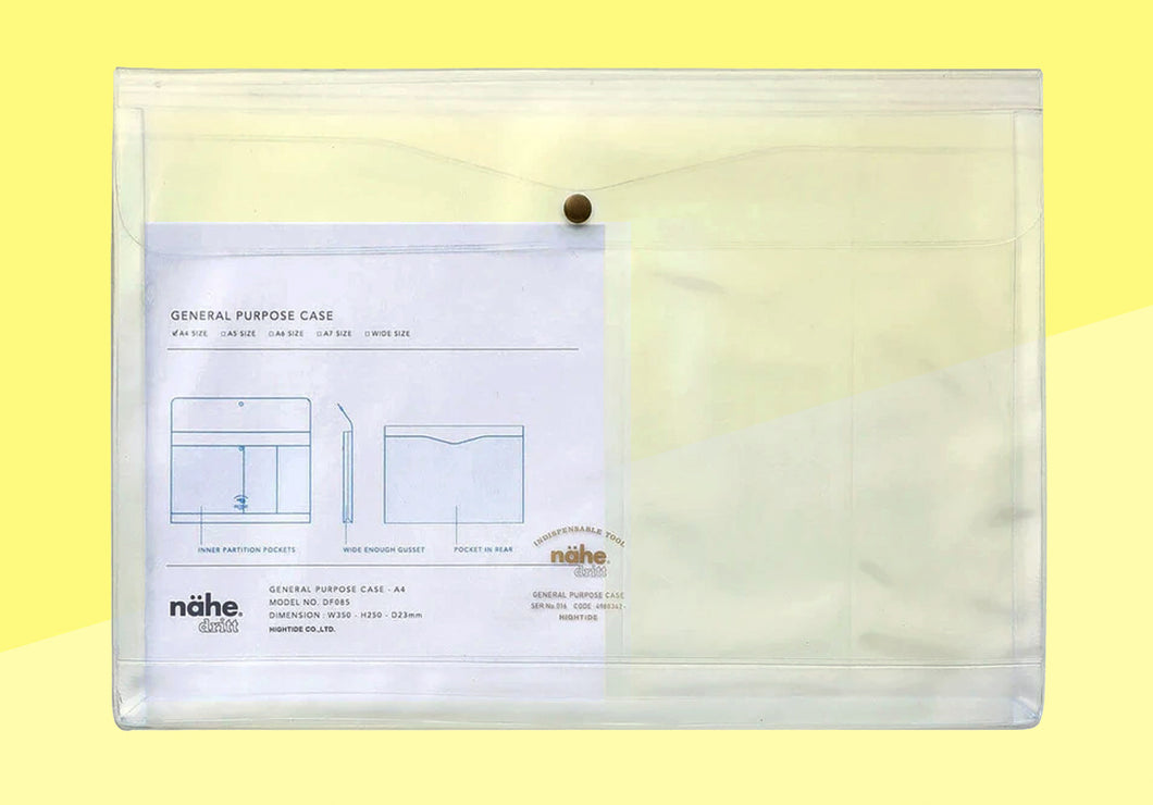 HIGHTIDE - Nähe - General Purpose Case - A4 Transparent