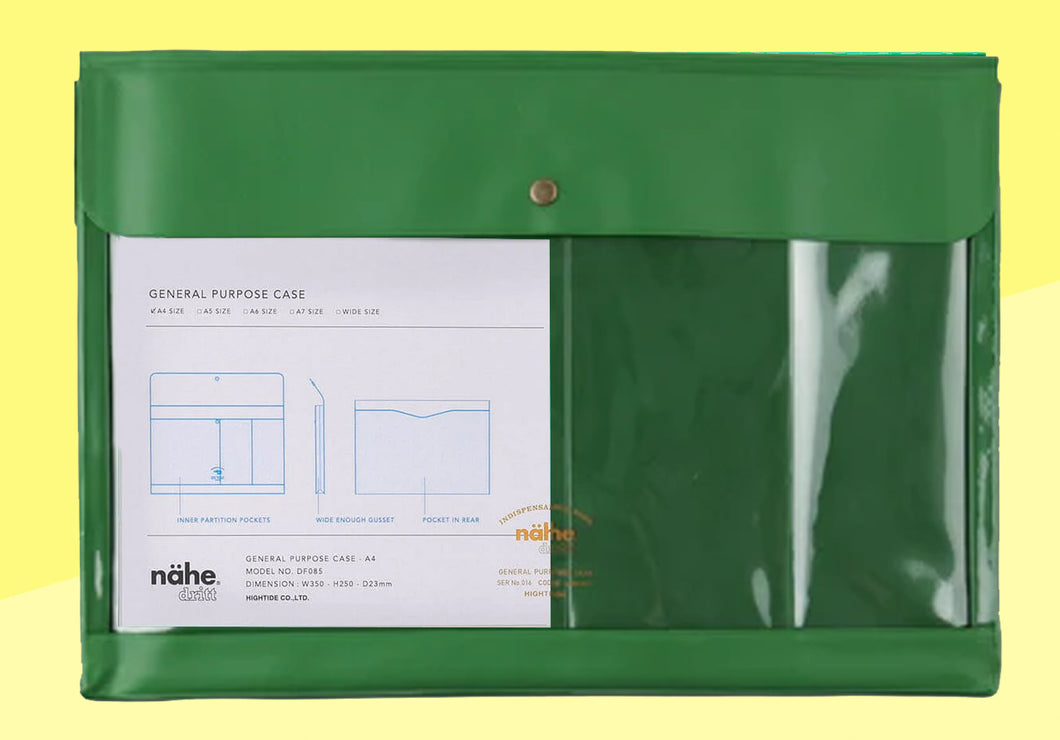 HIGHTIDE - Nähe - General Purpose Case - A4 Green