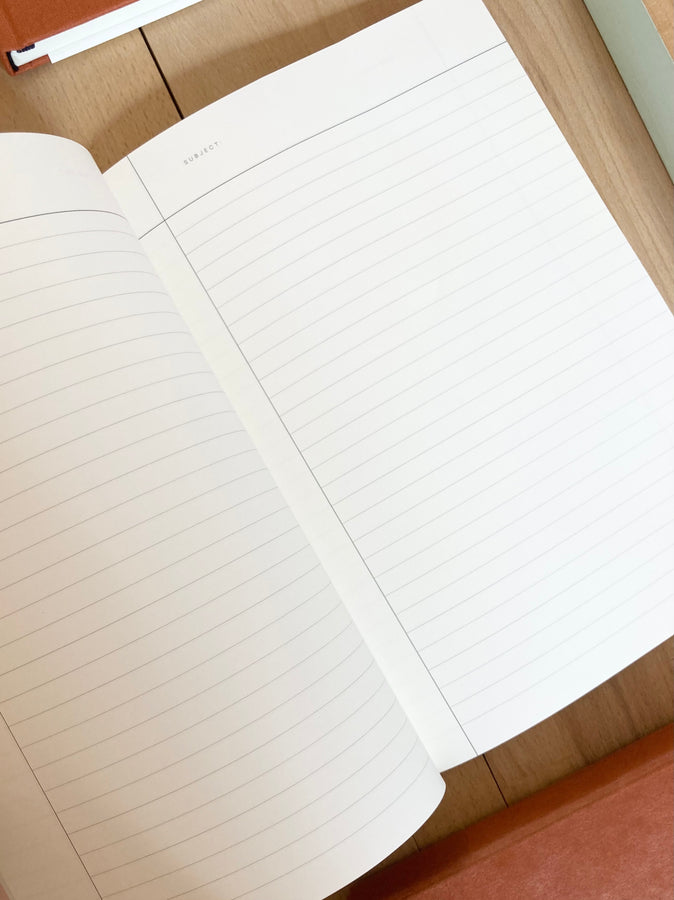 NOTEM - VITA Notizbuch Medium - Orange Grid