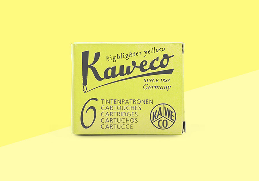 KAWECO - Tintenpatronen - Highlighter Gelb