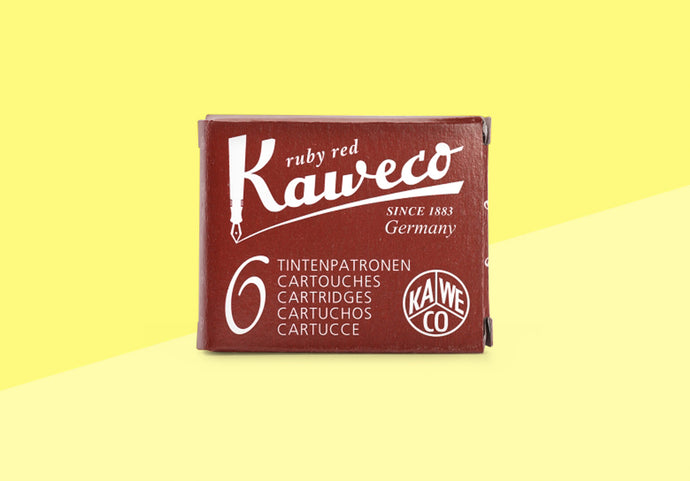 KAWECO - Tintenpatronen - Rubinrot