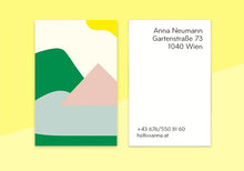 Load image into Gallery viewer, SOUS-BOIS - business cards  – &quot;lac&quot;