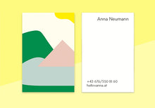 Load image into Gallery viewer, SOUS-BOIS - business cards  – &quot;lac&quot;