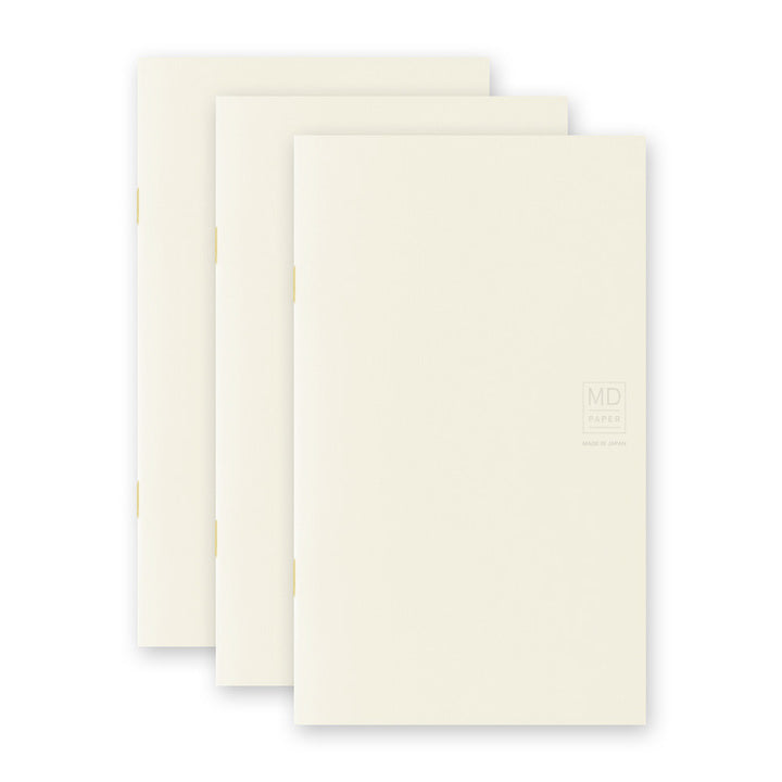 MIDORI - MD Notebook Light (3er-Pack) - B6 slim blank