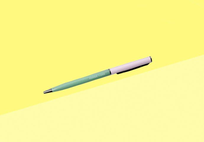 PAPIER TIGRE - Ballpoint Pen - Pink & Green
