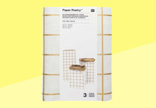 Laden Sie das Bild in den Galerie-Viewer, PAPER POETRY - Kraftpapier Taschen - Gold / Weiß