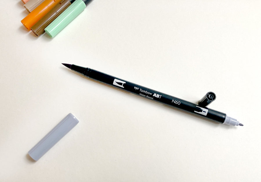 TOMBOW - ABT Dual Brush Pen - N15 black