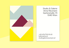Load image into Gallery viewer, SOUS-BOIS - business cards  – &quot;pyramid&quot;