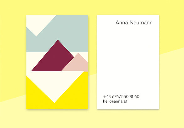 SOUS-BOIS - business cards  – "pyramid"