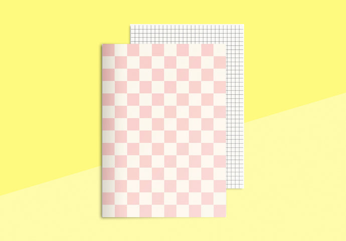 RED FRIES - Notebook A5 - Pink
