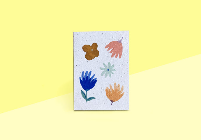 SEASON PAPER COLLECTION - Wachsende Karte mit Pflanzensamen - l'Été