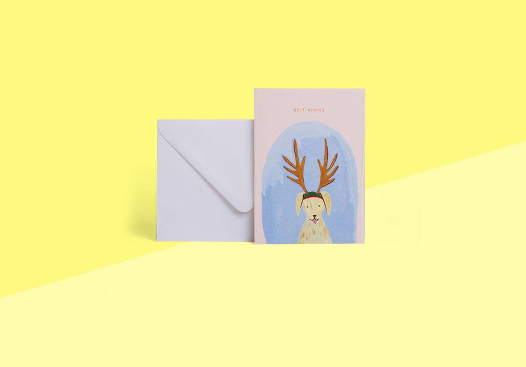 SEASON PAPER COLLECTION - Grußkarte - Weihnachtshund