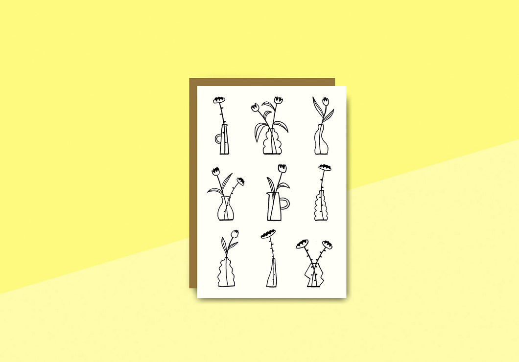 SOUS-BOIS - Greeting card - Vases