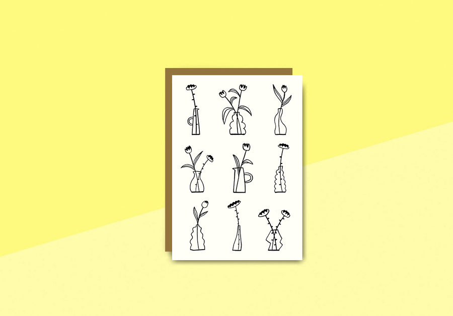SOUS-BOIS - Greeting card - Vases
