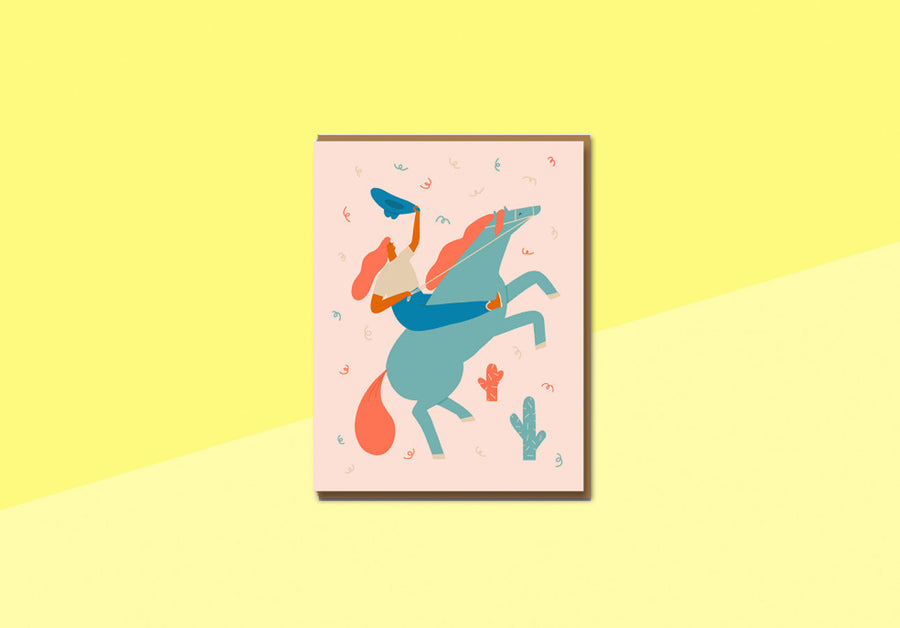 TAISIIA KORDUIKOVA - Greeting card - You go girl!