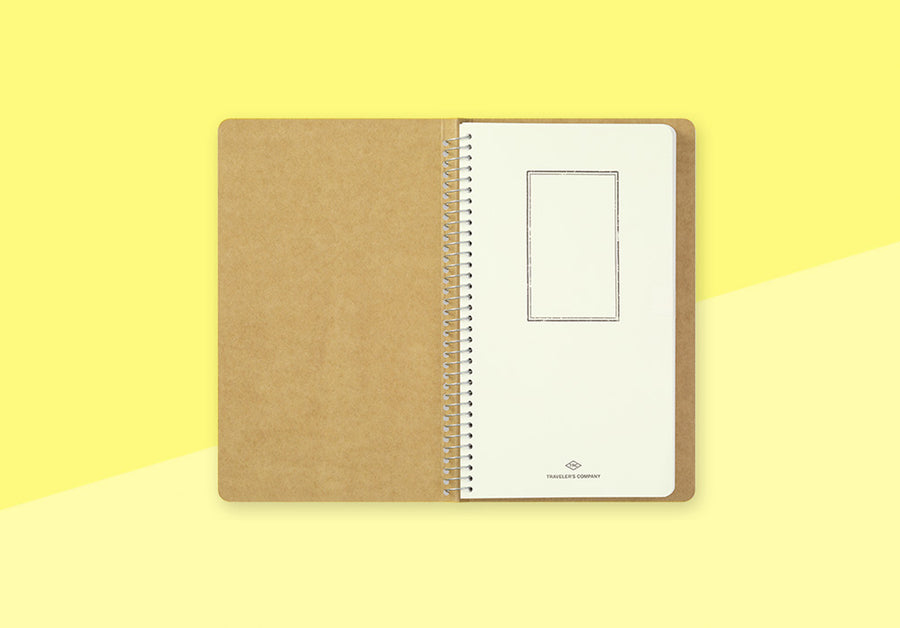TRAVELER'S COMPANY - Spiral Ring Notebook - A5 Slim Watercolor Paper