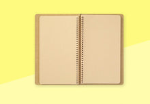 Load image into Gallery viewer, TRAVELER&#39;S COMPANY - Spiral Ring Notebook - A5 Slim DW Kraft