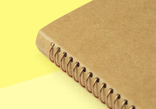 Load image into Gallery viewer, TRAVELER&#39;S COMPANY - Spiral Ring Notebook - A5 Slim DW Kraft