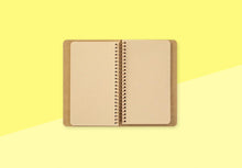 Load image into Gallery viewer, TRAVELER&#39;S COMPANY - Spiral Ring Notebook - A6 Slim DW Kraft