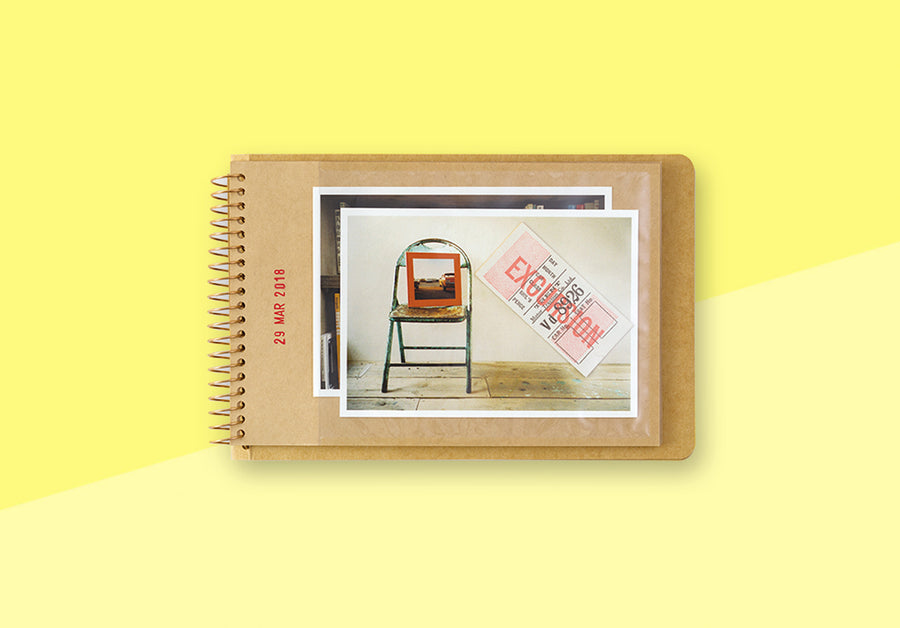 TRAVELER'S COMPANY - Spiral Ring Notebook - B6 Photo File