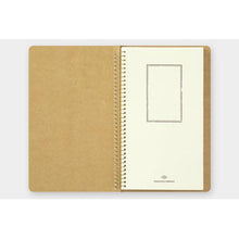 Laden Sie das Bild in den Galerie-Viewer, TRAVELER&#39;S COMPANY - Spiral Ring Notebook - A5 Slim Paper Pocket